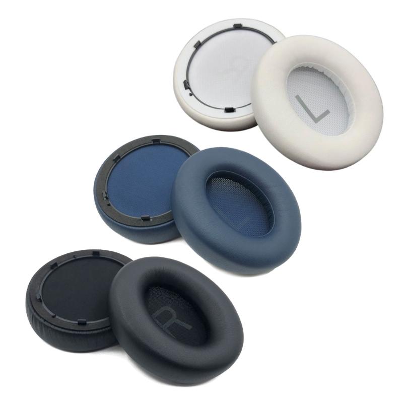 Earpads Cotton Linen Ear Cushions for Space Q45 Headphones Comfortable Noise Isolation Earpads Sleeves