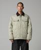 Eisenhower Corduroy Collar Padded Jacket Abbey Stone