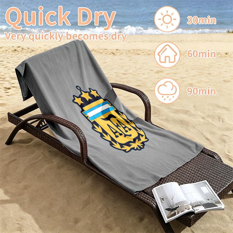 Argentina national team Beach towels also serve as bath towels summer essential a musthave for the outdoors the beach and the pool