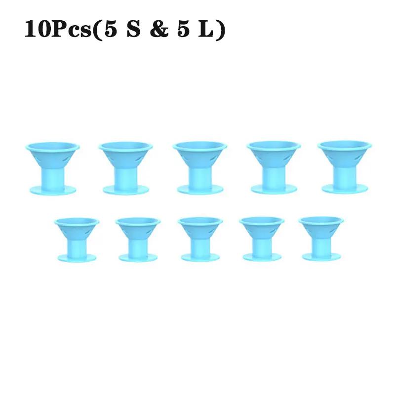 2/10/20 buc din cauciuc moale, silicon, ondulator de păr fără căldură, cleme pentru role de păr, nu rănesc bucle de păr, instrumente de coafat, bricolaj, fată, doamnă