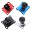 Aluminum Alloy Square Mounting Base with 1 Inch Ball for Head Mount for Zumo 400/450/500/550/660 Rider GPS for Motorcycl