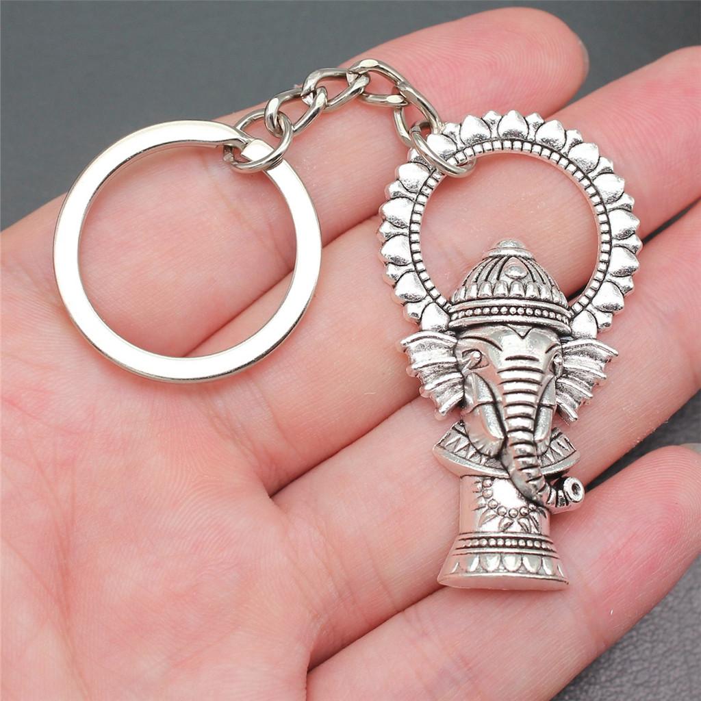 Big Elephant Animal Keychain for Women Best Seller Sweet Christmas Gift Streetwear Car Key Ring