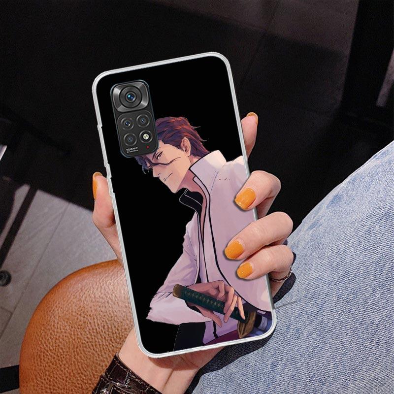 

Bleach Aizen Sousuke Phone Case For Xiaomi Redmi Note 15 14 13 12S 12 11 Pro Plus 14S 11S 11E 10 10S 11T 5G Personalized Cover R Redmi Note 12 Pro 5G