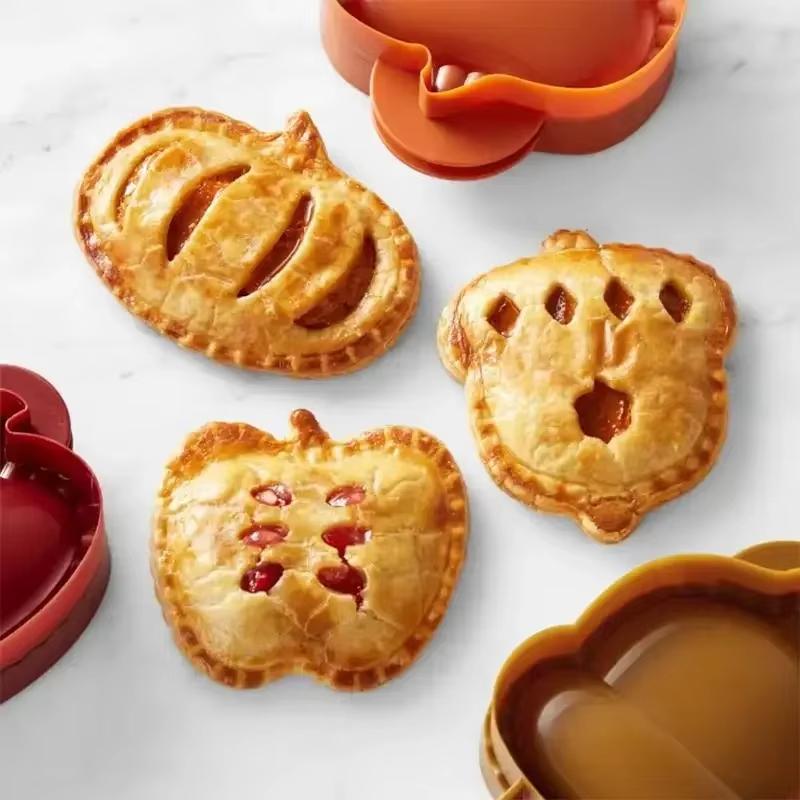 Autumn Mold Hand Pie Molds Party  Dough Mold Heavy Duty Dessert Chocolate Cake Bread Halloween Festival Food Baking