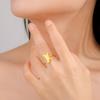 Fashion Stainless Steel Open Ring Dragonfly Irregular Geometric Finger Rings Women Jewelry Wedding Gift Wholesale