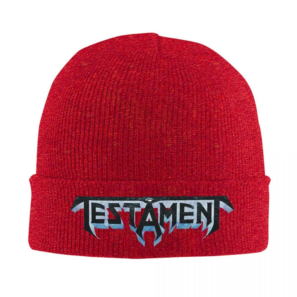 Testament Band Warm Knitted Cap Winter Knit Bonnet Hat Skullies Beanies Hip Hop Caps for Unisex