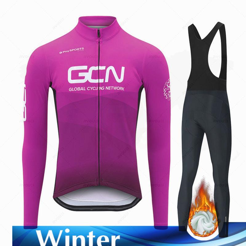 

Winter Thickened Warm Long Sleeve Cycling Suit Set Fleece Bike Shirt Road Mountain Bike Suit Team 2026 Winter Fleece Warm Cycling Suit Set XS белый
