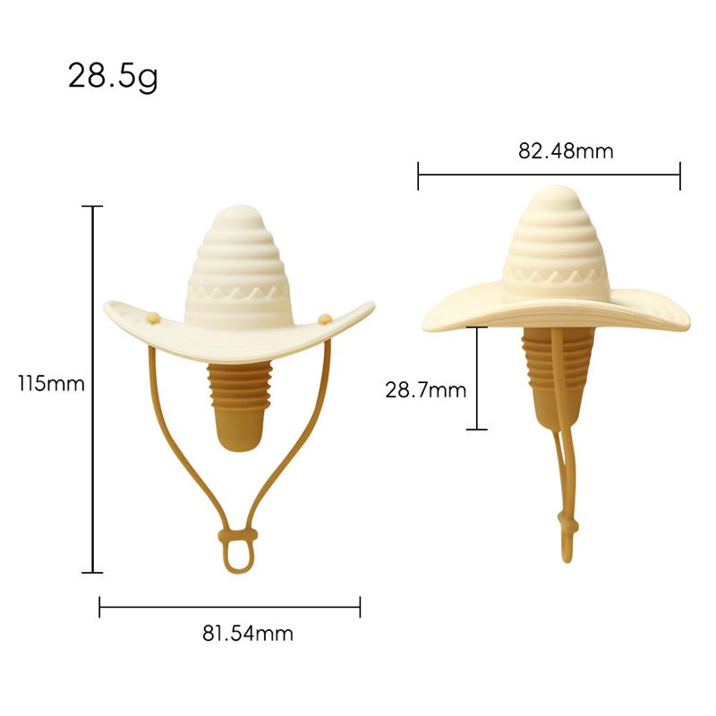 Silikon Flaschenkappe Cowboyhut Weinstopfen Champagner Bierflaschenverschluss Frischhalteverschluss Korkdeckel Bar Whisky Zubehör