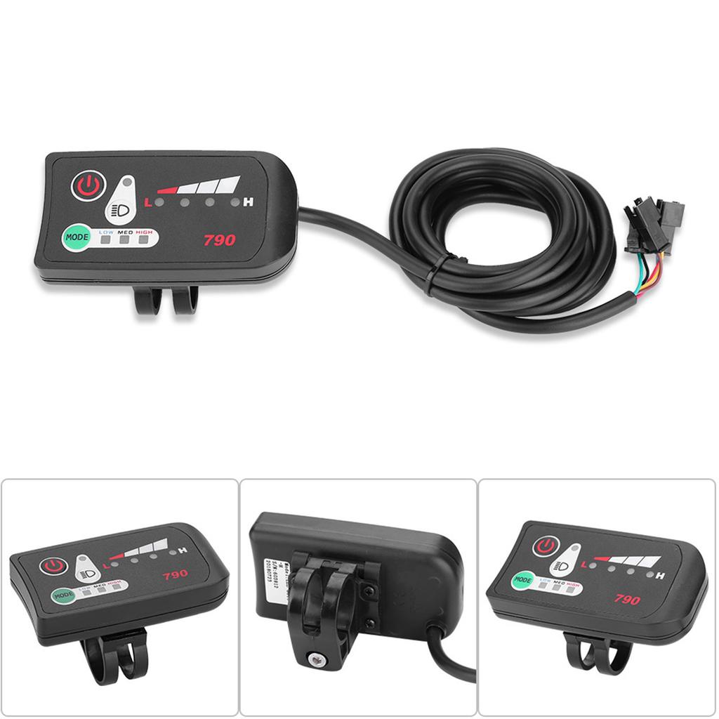 Waterproof LED Display Control Panel DIY Accessory Part for Electric Bike Scooter (24V)