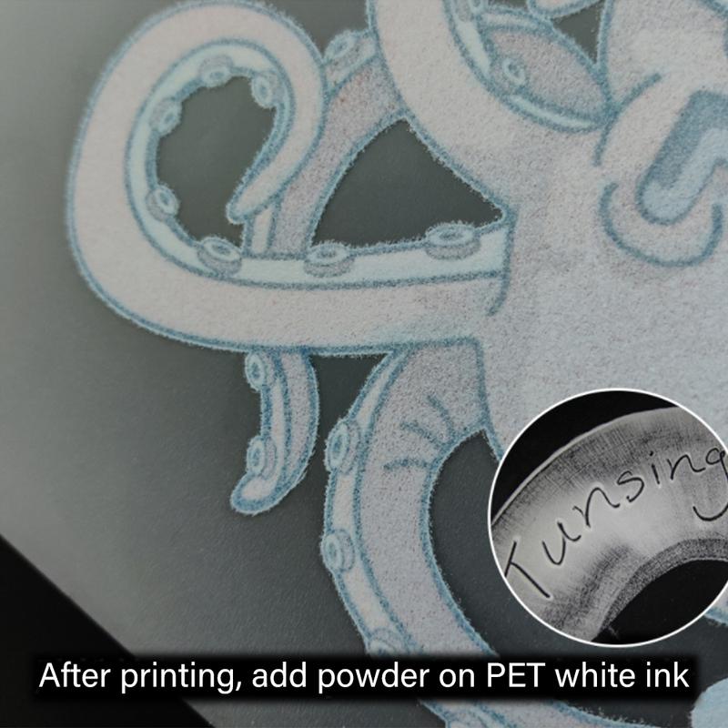 20PCS A4 PET Film For Epson L800 L805 L8058 L18058 Printer Directly Print Film and Trasnfer Print for hoodies Jeans dtf printer