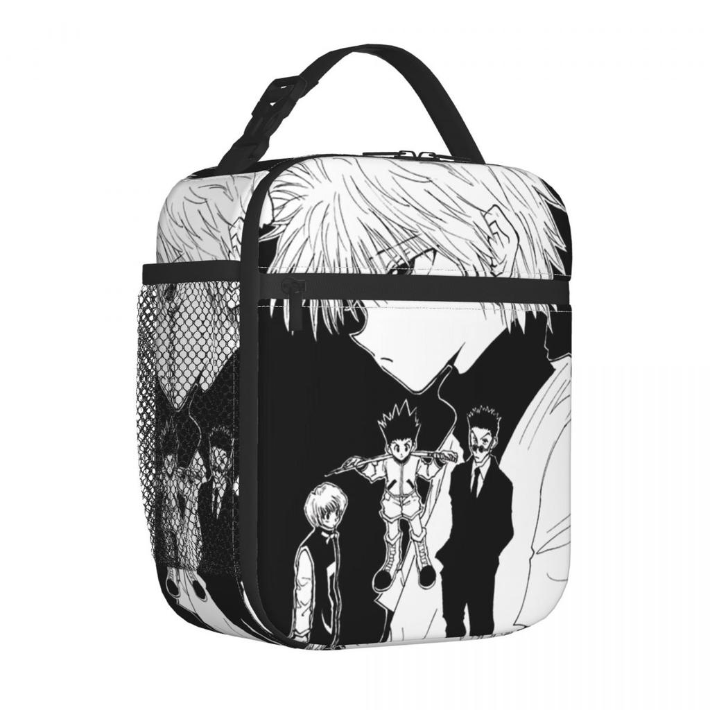 The Killua Hunter X Hunter Team Insulated Lunch Bags High Capacity Reusable Thermal Bag Tote Lunch Box School Outdoor Girl Boy