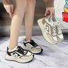 Taizhou platform running women's shoes street shooting fashion lace-up casual shoes campus style versatile color matching sports shoes women