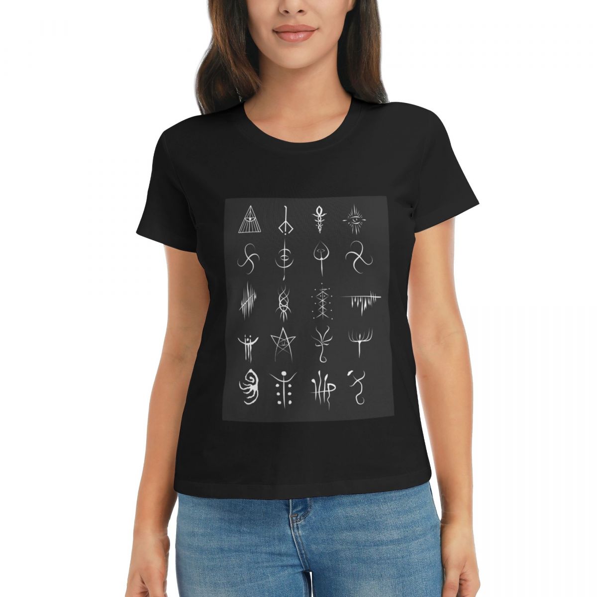 

Women TShirt Bloodborne Caryll Runes Summer Short Sleeve Tees Round Neck Cotton T Shirts Clothes Tops Streetwear 4XL
