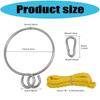 Stainless Steel Boat Sailing Anchors Rings Set Marine Anchors Retrieving System Rings Rope Marine Accessories Quick Install