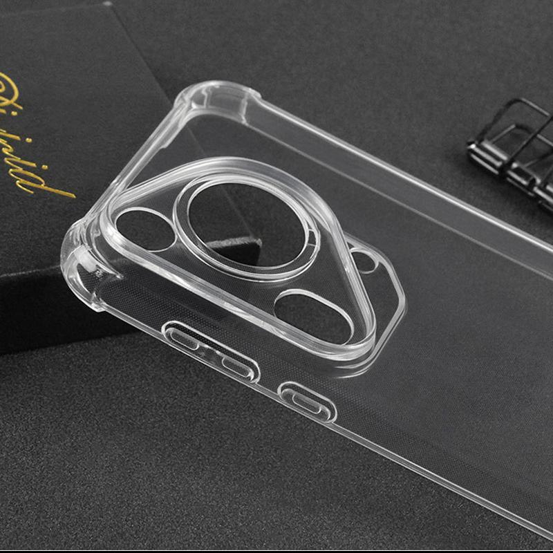 Ultra tenký Slim Průhledný TPU nárazuvzdorný kryt pro HUAWEI Pura 70 Pro Plus Pura 70 Ultra silikonový Průhledný Jednobarevný Měkký kryt