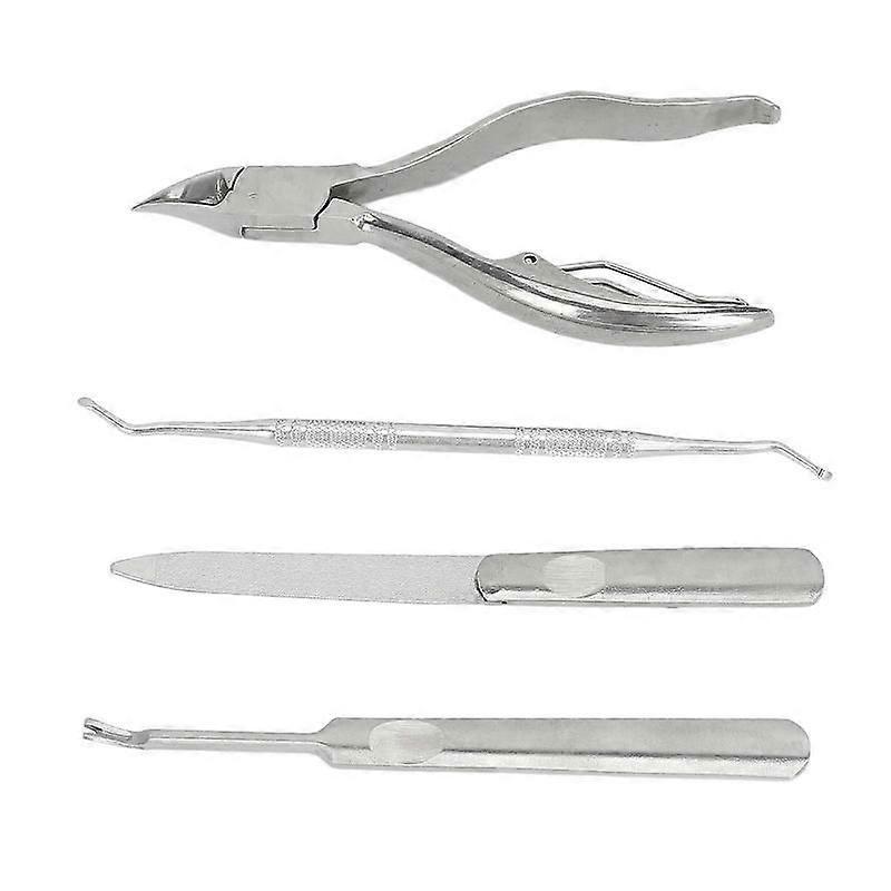 Manicure tools set stainless steel cuticle nipper with nail file and lifter