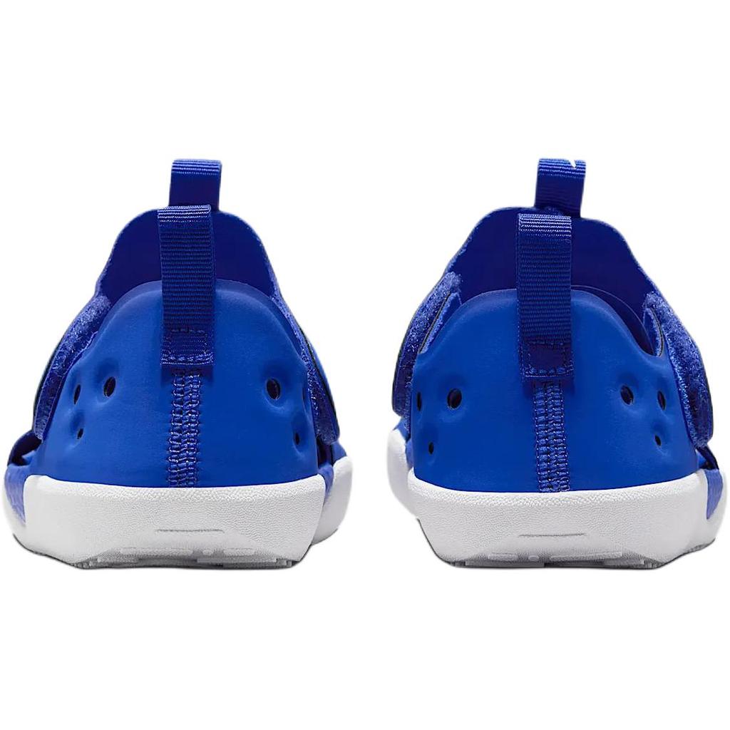 Nike Sunray Protect 4 Soft And Comfortable Slip Resistant Abrasion Resistant Low top Children's Sandals Blue HF6277-400