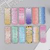 12Pcs Aesthetic Motivational Bible Quotes Paper Bookmarks Diy Students Readers Page Markers Library Office Page Marking