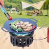 Nine-Head Portable Outdoor Gas Stove for Camping and Picnics