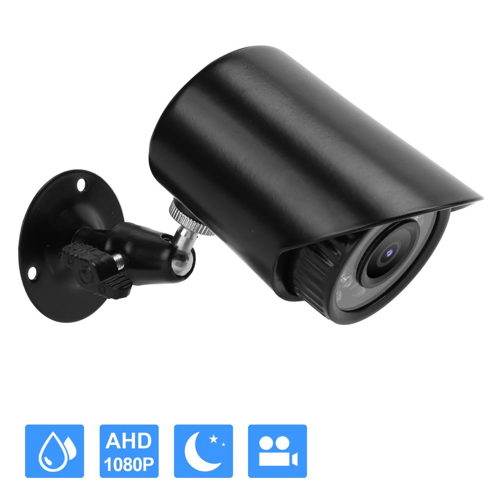 1080P Outdoor Security Camera 3.6mm Lens Night Vision IP66 Waterproof Clear Image 12V for Home School GarageNTCS