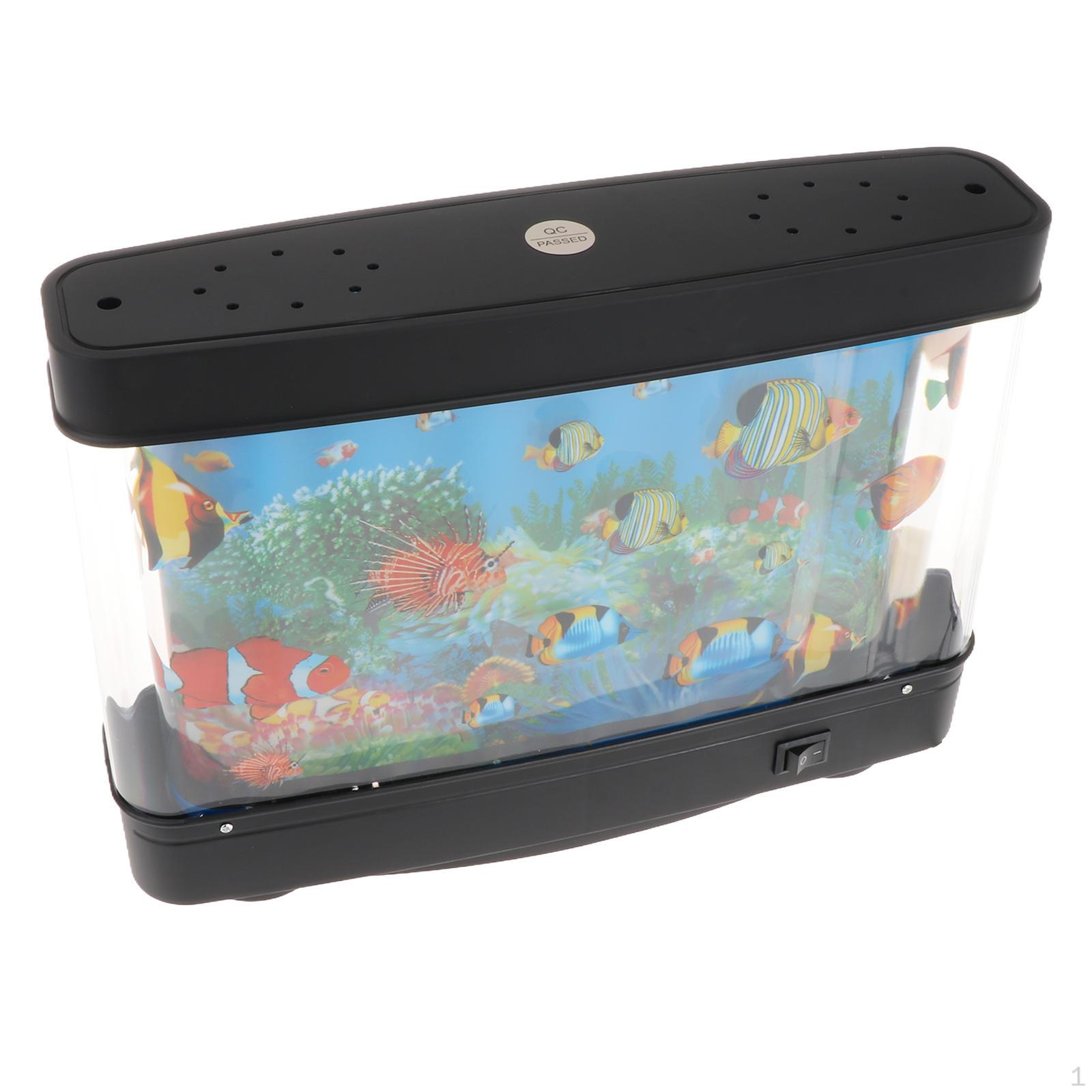 

Аквариумная лампа, украшение, цветной светодиодный сенсорный свет, тропическая рыбка, ночная подделка Style B