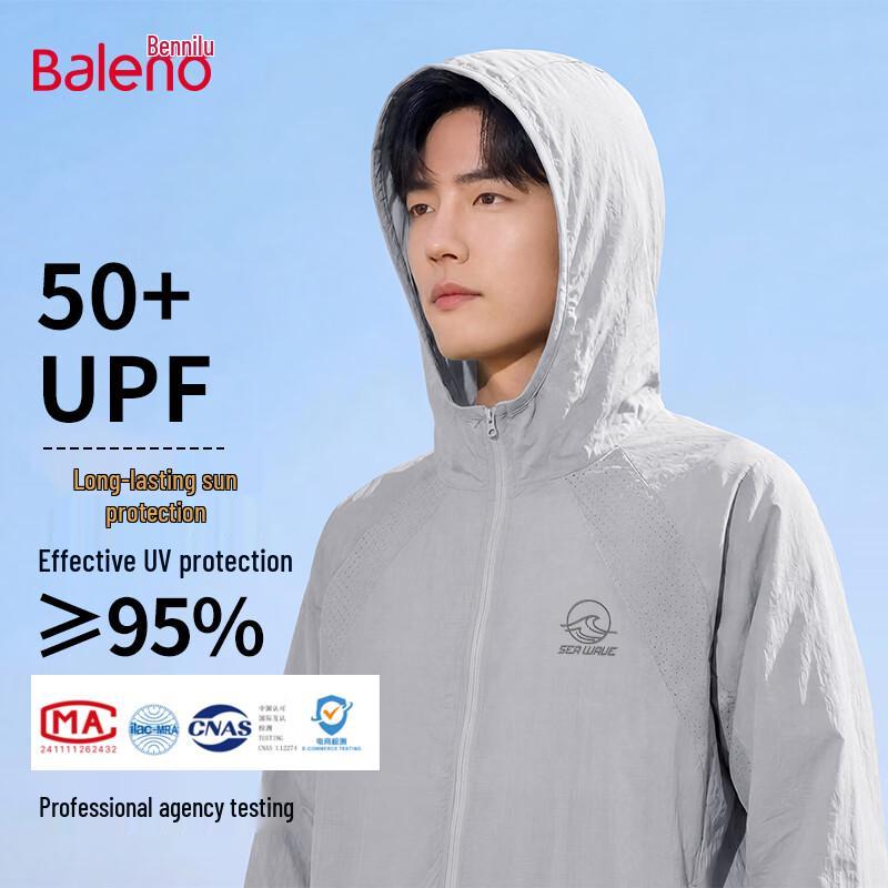 Baleno Men s UPF50+ Hooded Sun Protection Jacket 3XL
