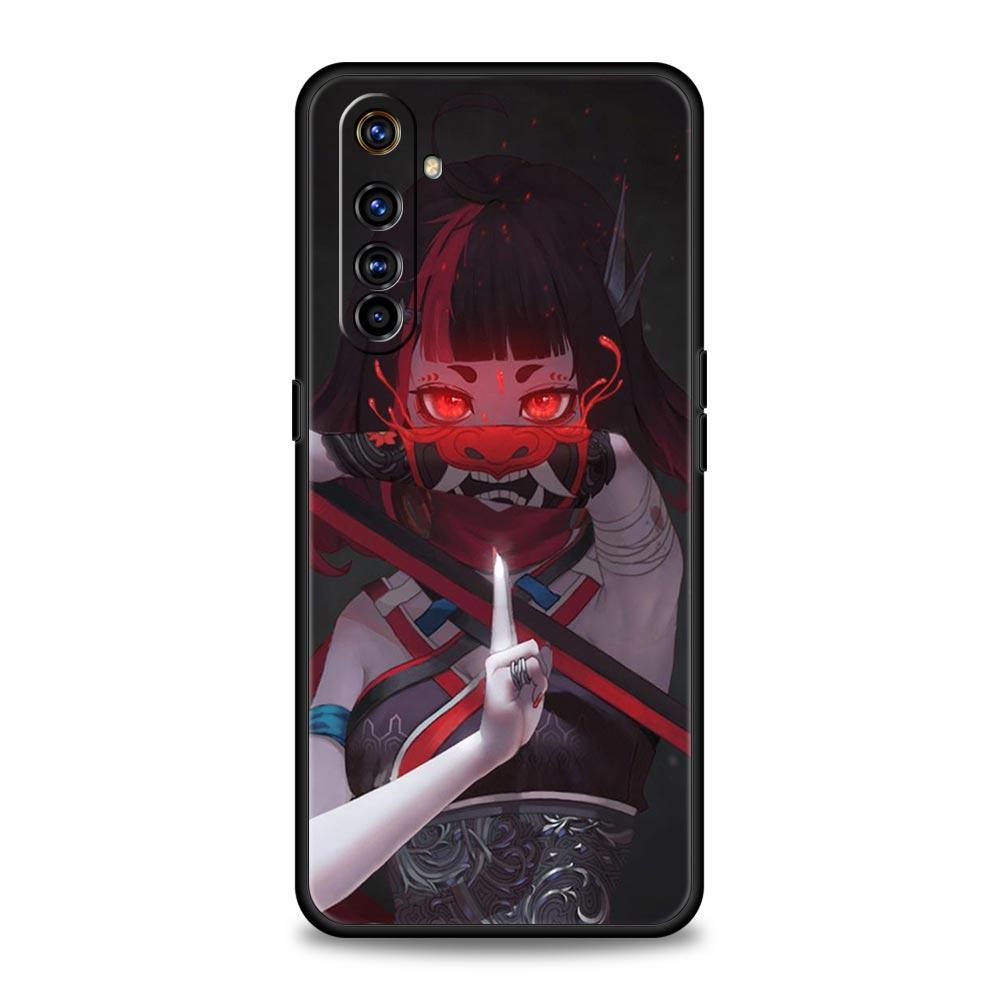 For Realme 10 9 8 5G 7 6 GT2 Pro Plus 9i 8i C21 C11 C25 C35 Japanese Style Anime Girl Phone Case For Realme GT Neo 2 3 3T Cover