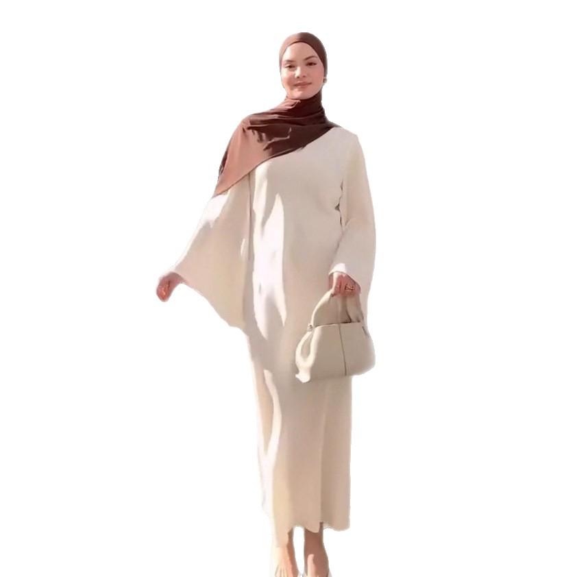 2025 Sommer Damen Lässiges Lockeres Glockenärmelkleid - Europäischer und Amerikanischer Stil, Schlankmachendes Design.