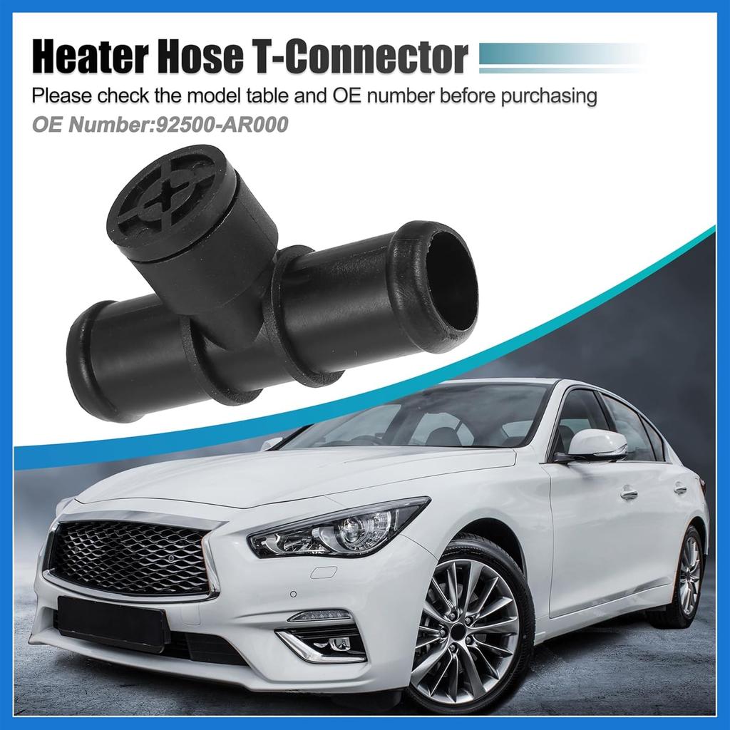 92500-AR000 Kühlerschlauch-T-Stück für Nissan 350Z für Infiniti FX35 FX37 FX45 FX50 G35 M35 M35H M37 Q70L QX70 92417-AR000 21481-89900