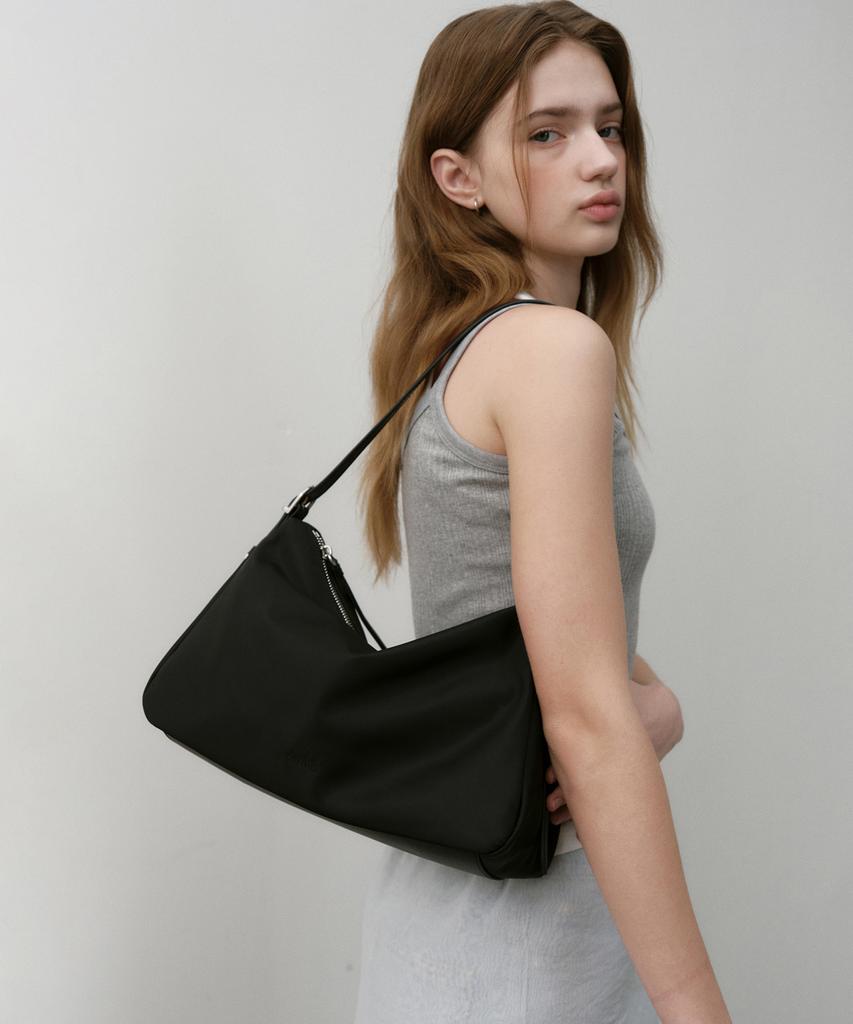 Ostkaka Double Bijou Shoulder Nylon Black