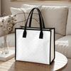 Trendy Casual Tote Bag Large Capacity Daily Shoulder Handbag for Outdoor Commute Shopping