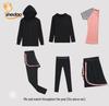 Set Yoga & Sport Asciugatura Rapida per Bambine per il Fitness Estivo - Abbigliamento Sportivo per Bambini per Corsa, Allenamento, Ginnastica e Tennis