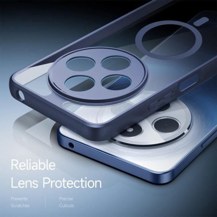 Hülle + 2 Panzergläser für Xiaomi Redmi 14C, Schutz mit Magnetring Marineblau