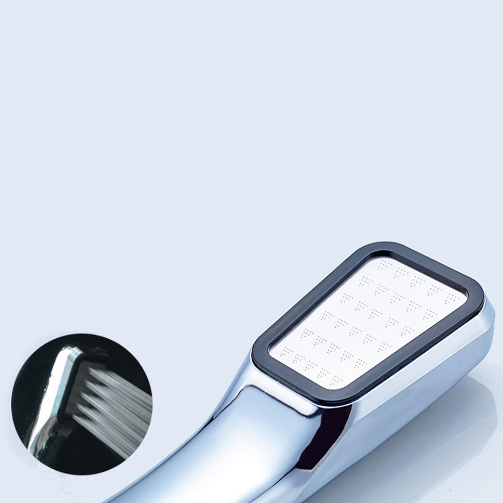 

Shower Head 300 Holes Water Saving High Pressure Handheld Rectangular Bathroom Shower AccessoriesShower Head