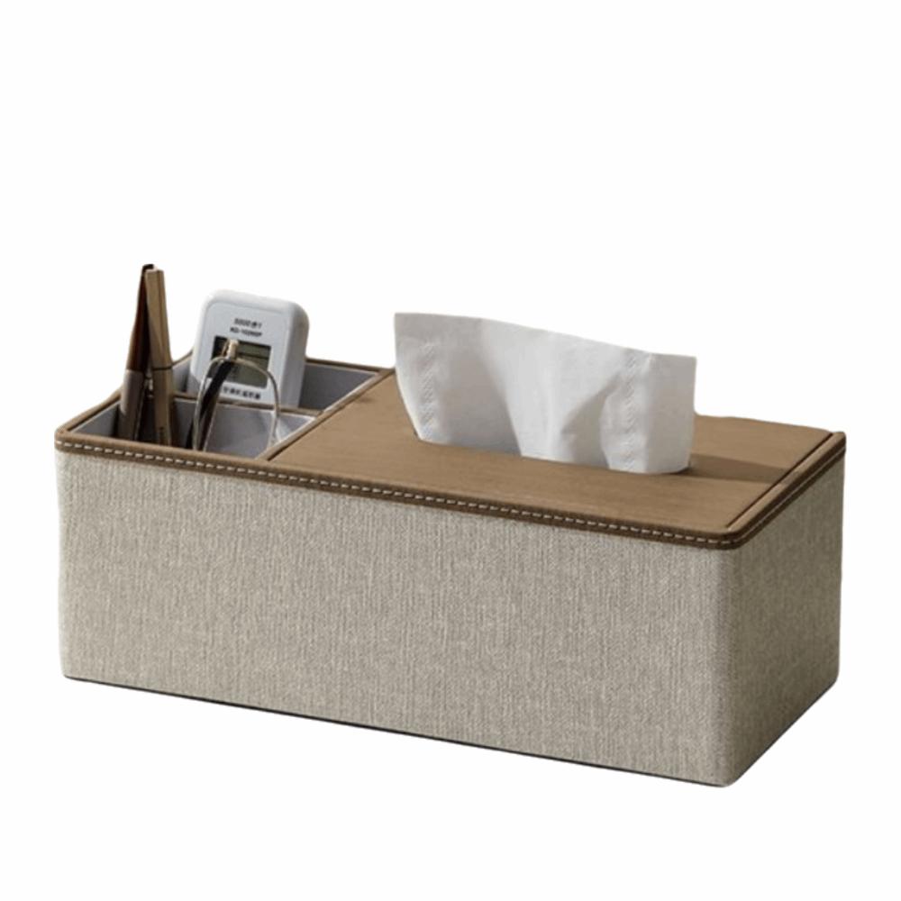 Einfache Leder-Taschentuchboxen Minimalistischer Moderner Papierorganisator Multifunktionaler Nordischer Luxus-Serviettenhalter Kommerzielle Hotels