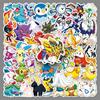 50 Cute Pokemon Stickers: Waterproof Japanese Anime for Phone Cases, Journals, and Resin Crafts