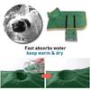 Dog Bathrobe Fast Drying Towel Microfiber Absorbent Soft Bath Robe Adjustable Towel Grooming Coat Dog grooming Pet Accessories