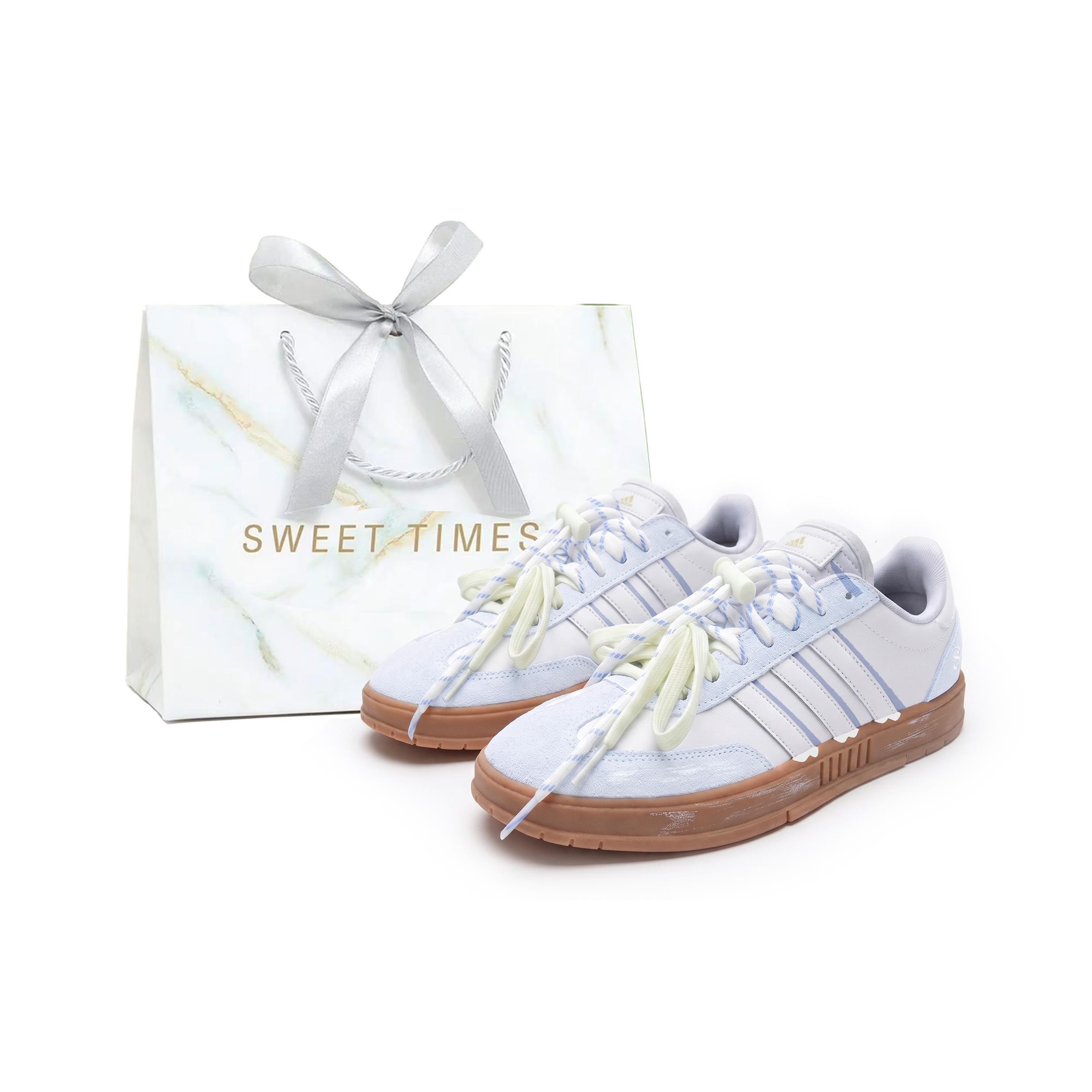 

Adidas Gradas Low top Skateboard Shoes Unisex White/Light Blue IE9044(Team2140-SBOX) 38
