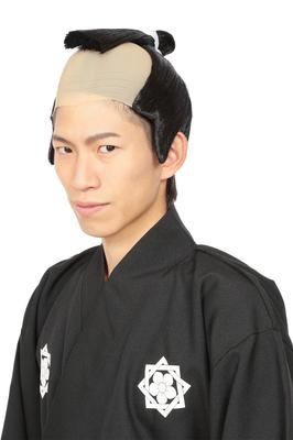 Clearstone Katsland Cosplay Halloween Wig Unisex Black Samurai-kun