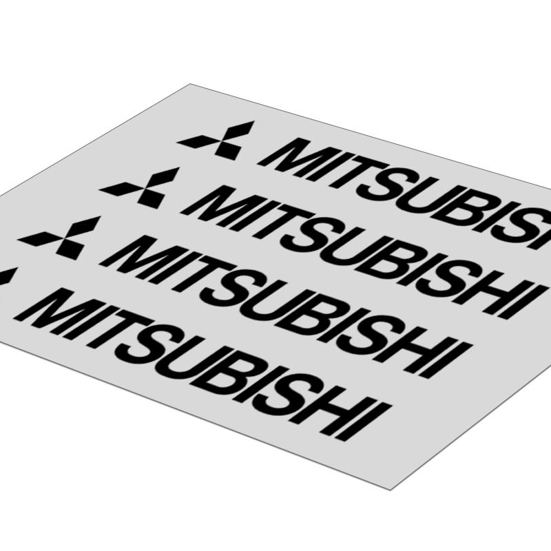 Adesivi per auto Adesivi per Maniglie delle Porte Decorazione Specchietto Retrovisore Posteriore Per Mitsubishi ASX Lancer Pajero Outlander L200 EVO Lancer EX