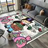3D Rich Man Game Monopoly Dollar Cartoon Carpet Rug for Living Room Bedroom Home Sofa Decoration,Kid Area Rug Non-slip Floor Mat