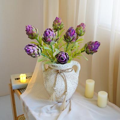 Künstliche Artischocken Realistische Falsche Protea Cynaroides Zuhause Hochzeit Party Tischmittelstück Blumengesteck Innen Außen Kunstblumen Dekoration