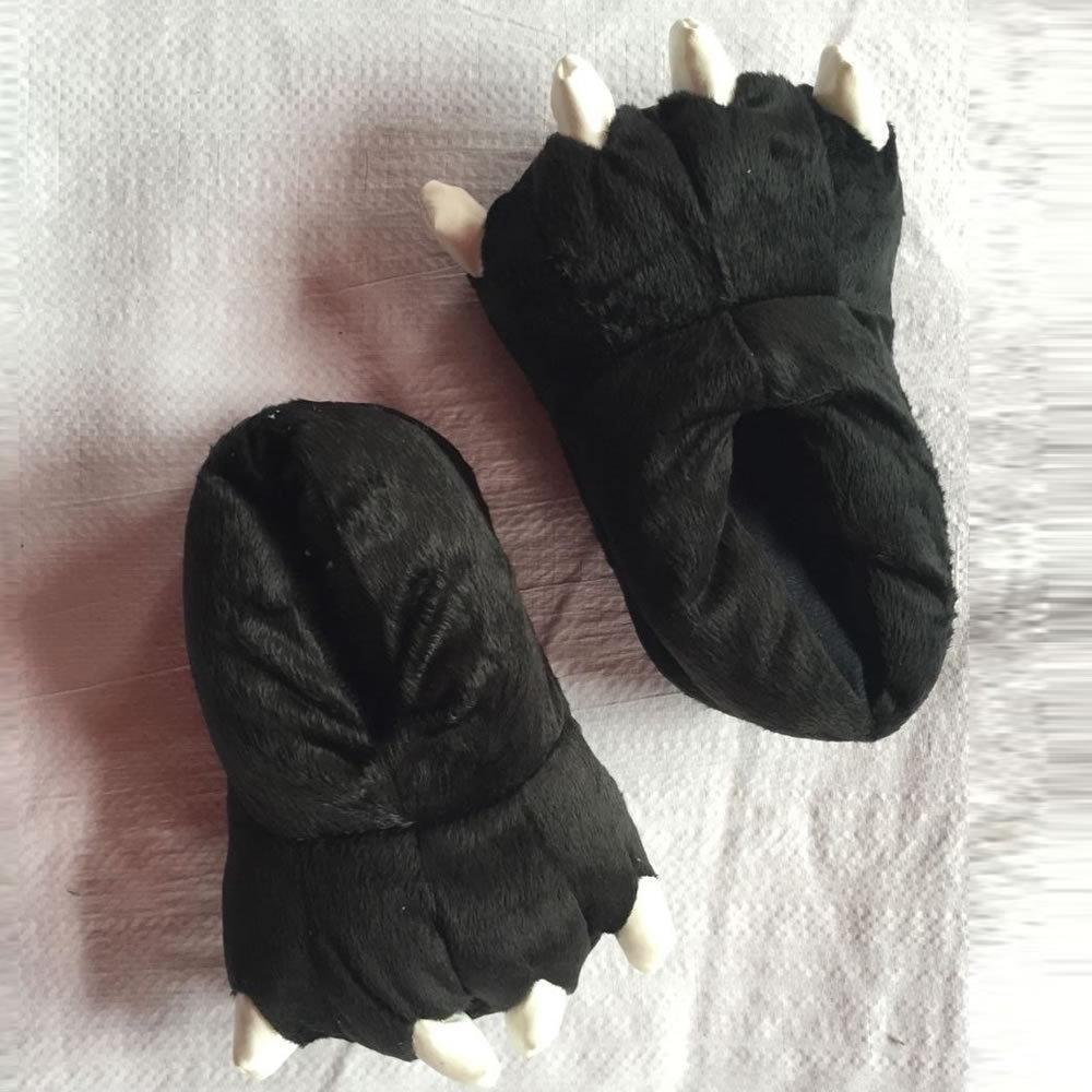 

Плюшеві тапочки з мультяшним динозавром з коралового вельвету для чоловіків та жінок - Багатоколірний дизайн зі стіжками 39~45 чорний білий колір