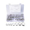 60pcs Stainless Steel Adjustable 6-38mm Range Worm Gear Hose Clamp