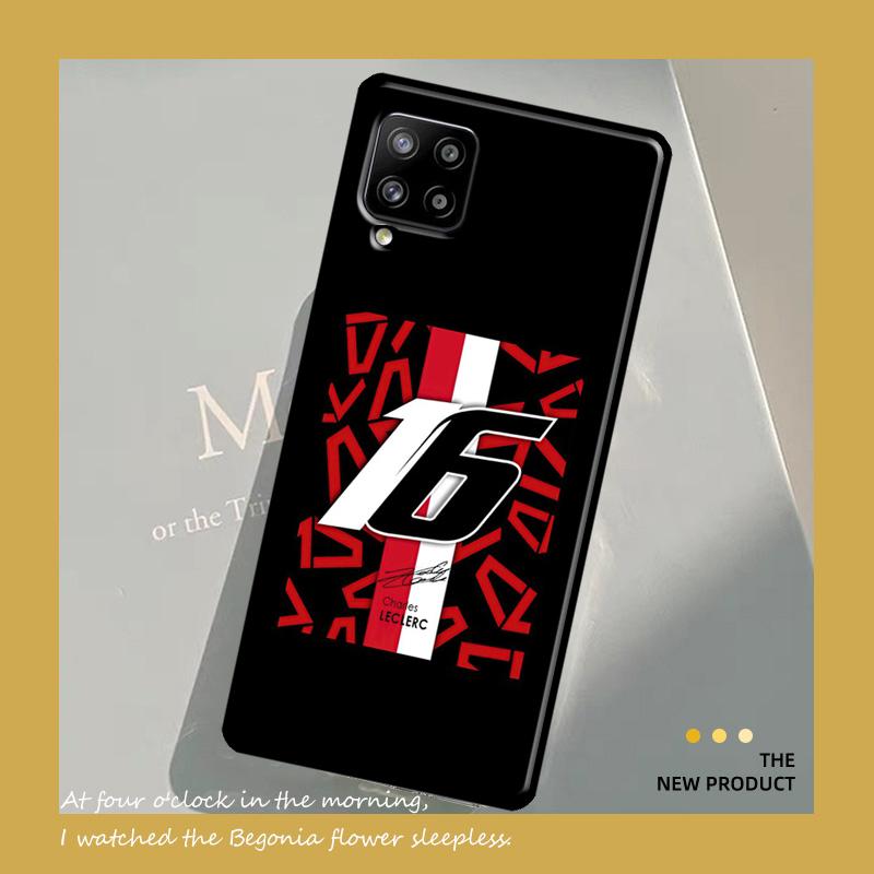 Capa Charles Leclerc 16 F1 para Samsung Galaxy A54 A34 A13 A23 A33 A53 A73 A12 A22 A32 A52 A51 A71 A14