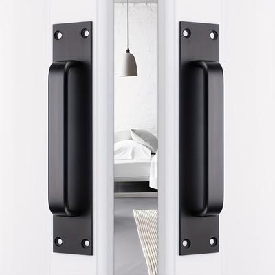Aluminum Alloy Door Handle Window Cabinet Balcony Sliding Door Pull with Srews Pull Closet Furniture Hardware Home Improvement