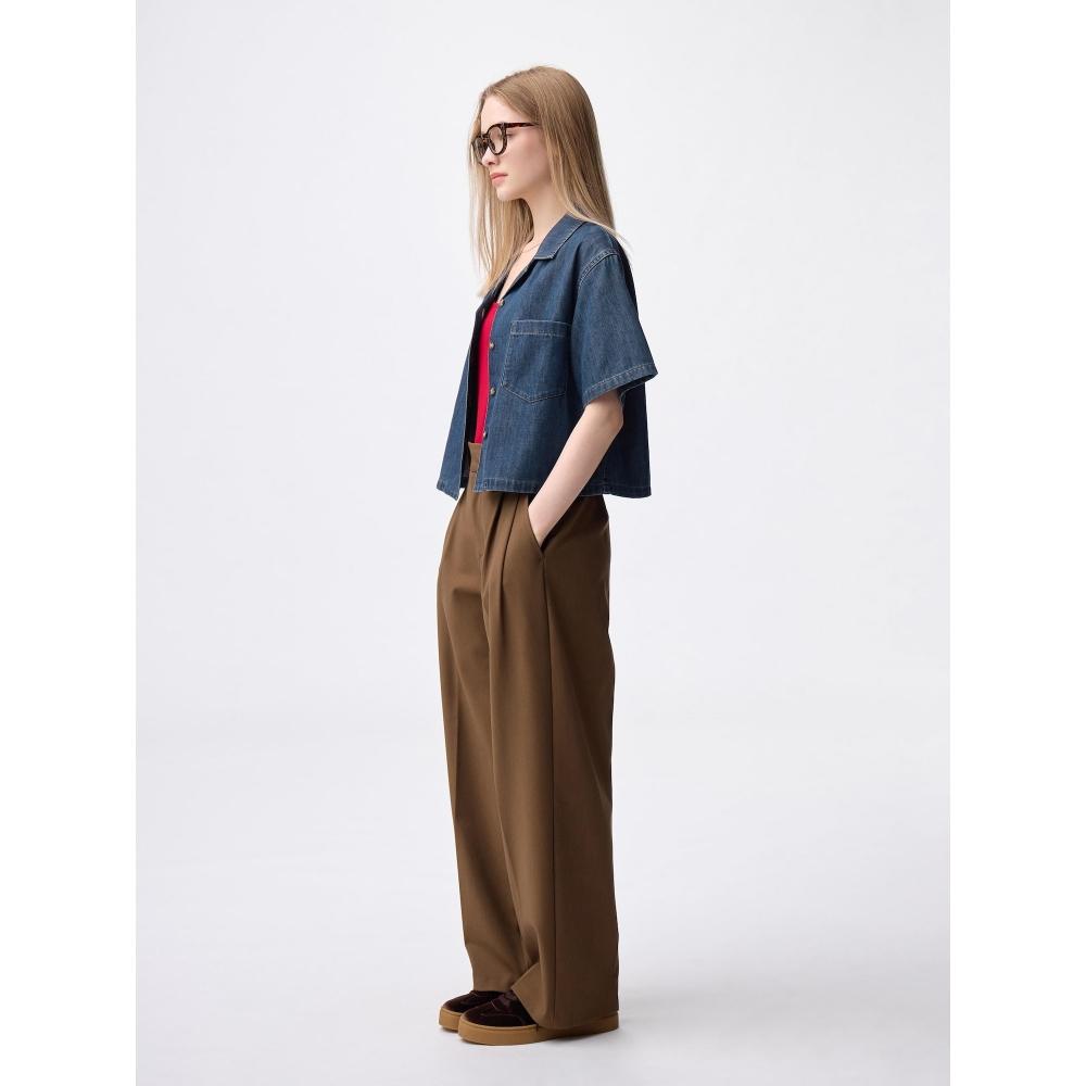 Gu Pants Tack Wide Pants  Length Standard 70.0 74.0cm 