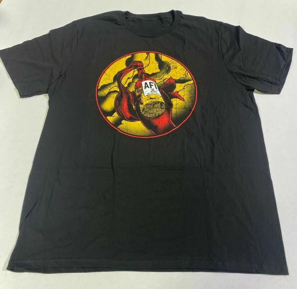 

AFI Band Drinking Bloo Shirt Classic Black Unisex S-5XL EM1198 Unisex T-Shirt L