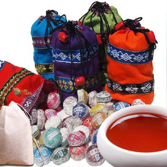 250g 10 Flavors High 50Pcs Chinese Yunnan Mini Quality Ripe Puerh