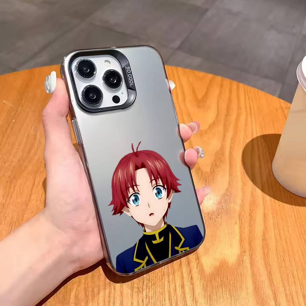 Botsuraku Yotei no Kizoku dakedo Phone Case For iPhone17,16,15,14,13,12,11 Plus,Pro Max Candy Silver Plated Inside Cover